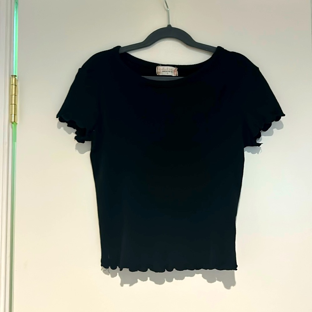 Girls Altar’d State Black Tee